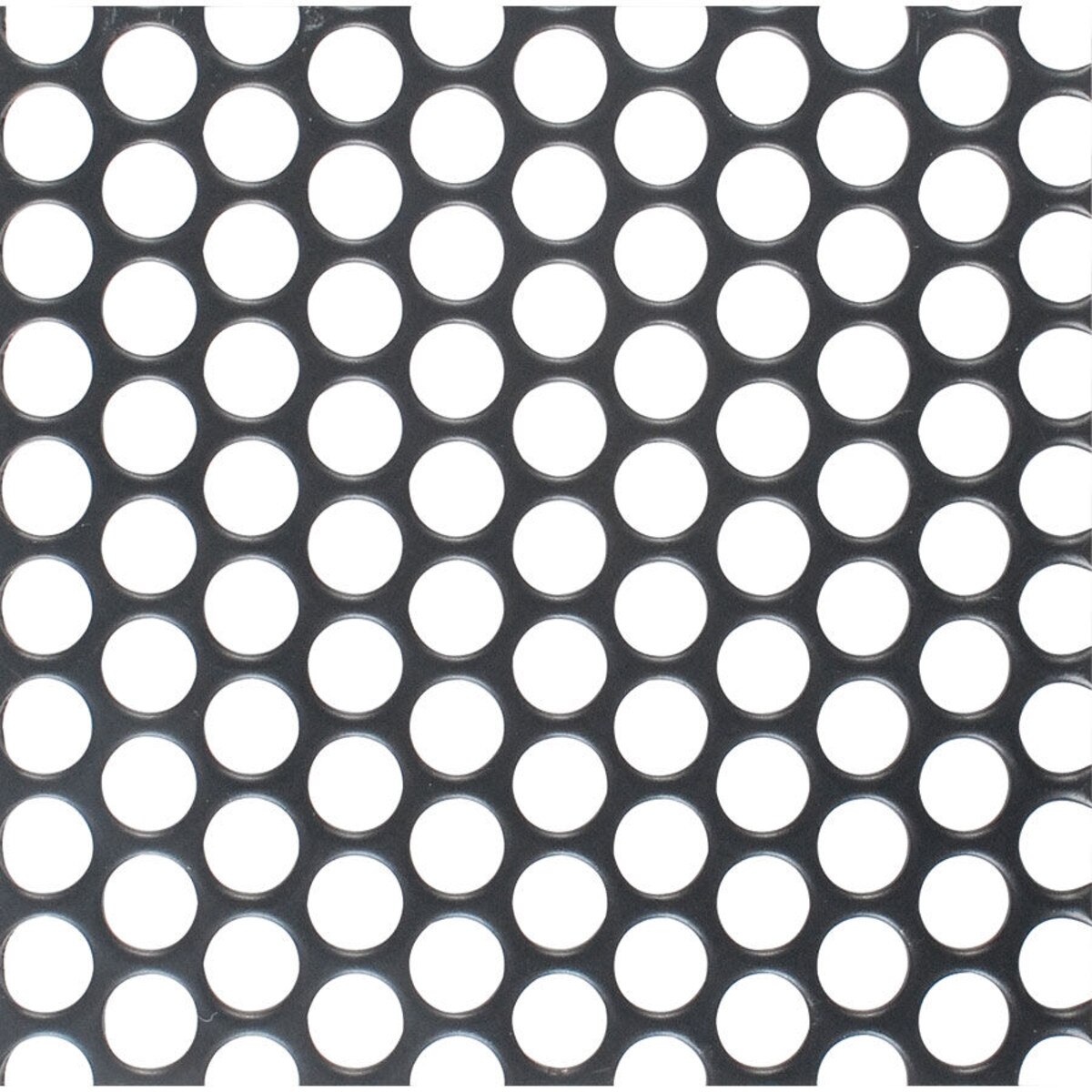 Parts Express Flat Metal Speaker Grill Pair with 6mm Round Holes 22